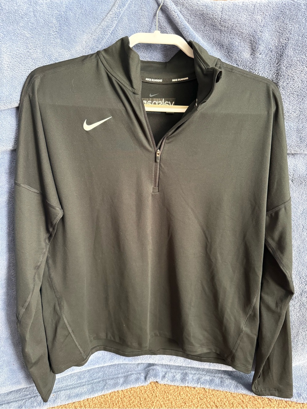 Nike Black Half-Zip Performance Jacket